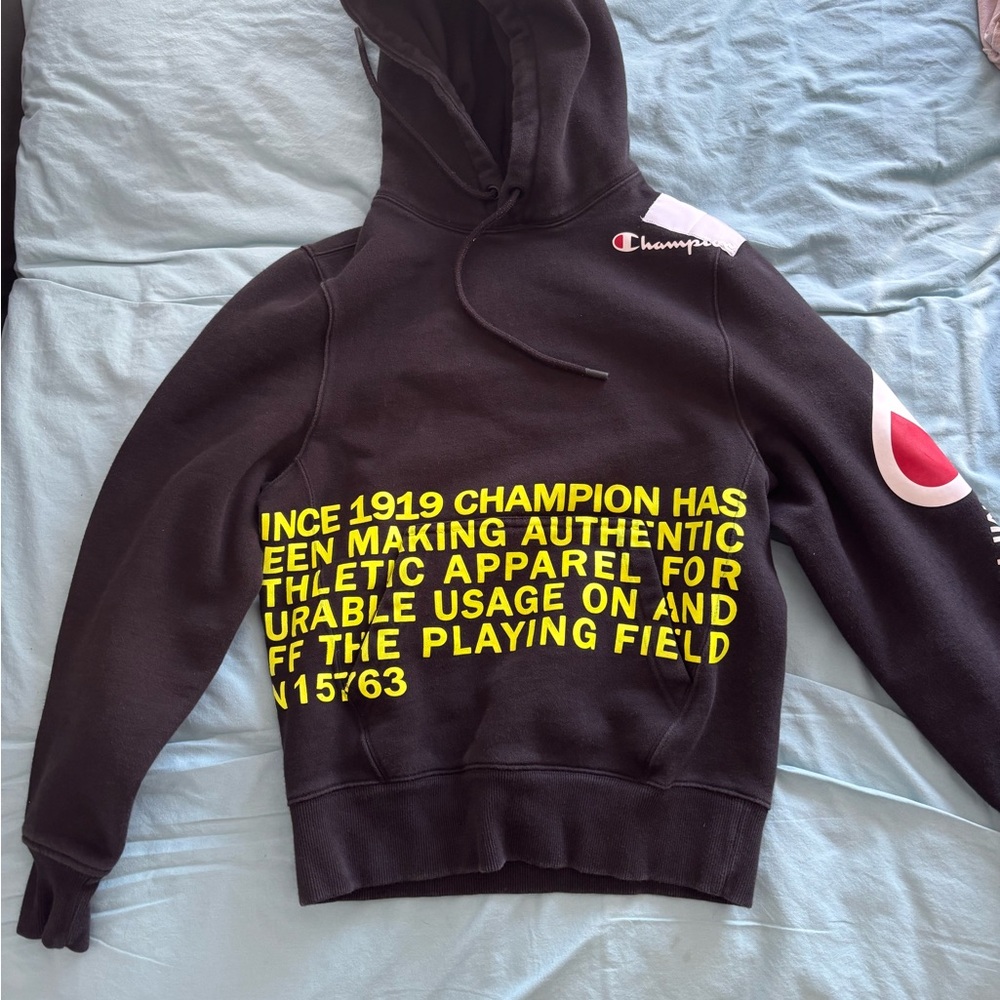 Men’s Champion Black Hoodie